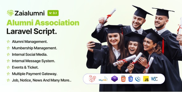Script PHP - Plataforma de Associação para ex-alunos